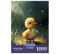 Canard Jaune Puzzle 1000 Pièces Jungle de Marais Puzzles Jeu De Patience Et De Réflexion Décoration Murale De La Maison en Carton 100% Recyclé pour Adultes 38x26cm/1000pcs