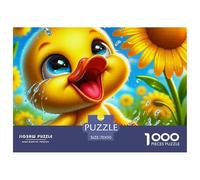 Canard Jaune, Puzzle De 1000 Pièces, Détails Riches Et Couleurs Vives, Idéal pour Encadrement, pour 12 Ans Et Plus, 70x50cm/1000pcs