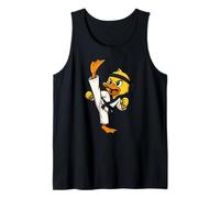 Canard jaune taekwondo karaté amoureux des animaux garçons filles enfants Débardeur