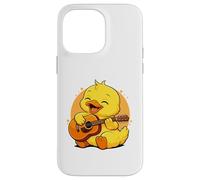 Canard Jouant de la Guitare Graphique Canard garçons Filles Amateurs de Guitare Coque pour iPhone 14 Pro Max