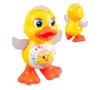 Canard m-archeur pour Bébé, Canard Musical, Animal De Dessin Animé À Piles avec Lumière LED pour Apprendre À Ramper, pour Poussette, Maison Et Voyage