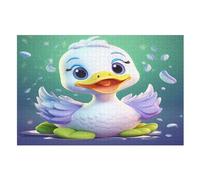 Canard Mignon Puzzles De 1000 Pièces, Puzzle pour Adultes en Bois, Jeu D'adresse Toute La Famille, （75×50cm）