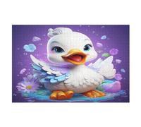 Canard Mignon Puzzles en Bois 1000 Pièces Adultes, Poster Jigsaw Puzzle, Design Unique Jouet Éducatif pour Adolescents Et EnfFourmis （75×50cm）