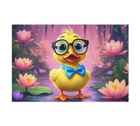 Canard Mignon Puzzles en Bois Adultes Et Adolescents 1000 Pieces EnfFourmis Puzzle Décoration Mur Moderne Art Jouets Cadeau IntéressFourmis （75×50cm）