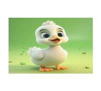 Canard Mignon Puzzles en Bois, De Décompression Puzzle, pour Adultes Enfants 1000 Pièces Jouets De Décompression （75×50cm）