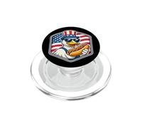 Canard Patriotique américain du 4 Juillet PopSockets PopGrip pour MagSafe