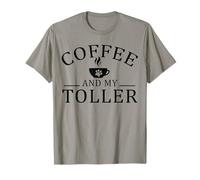Canard péage de la Nouvelle-Écosse Chien et café T-Shirt