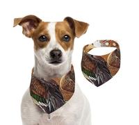 Canard pilet,Bandanas pour Chien, écharpe en Coton, Bavoirs réglables pour Animaux de Compagnie,M