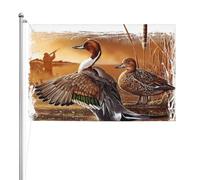 Canard pilet,Drapeau de jardin, bannière décorative, drapeau double face, 2 x 3 pieds, pour extérieur et intérieur