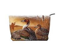 Canard pilet,Trousse de Toilette en Velours côtelé, Trousse de Maquillage Portable pour Les Voyages