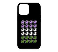 Canard Pixel Art LGBT Genre Queer Drapeau Coque pour iPhone 12 Pro Max