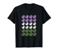Canard Pixel Art LGBT Genre Queer Drapeau T-Shirt Graphique avec Valeur