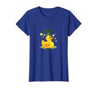Canard Porte-Bonheur : Charmant Canard en Caoutchouc pour la Saint-Patrick T-Shirt, Femme, Bleu Royal, 3XL