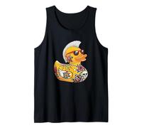 Canard punk rock avec tatouages Débardeur