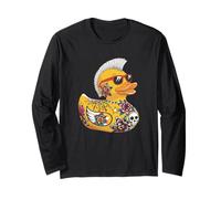 Canard punk rock avec tatouages Manche Longue