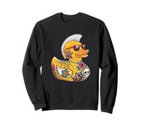 Canard punk rock avec tatouages Sweatshirt