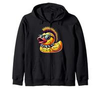 Canard Punk Rockeur Amateur de Canard Mignon propriétaire de Canard caneton Sweat à Capuche
