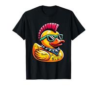 Canard punk rockeur amateur de canard mignon propriétaire de canard caneton T-Shirt