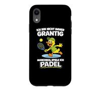 Canard Rigolo du Padel - Pas Toujours Grincheux, Je Joue Au Coque pour iPhone XR