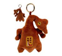 Canard rôti en peluche, pendentif en peluche de canard rôti | Pendentif de canard rôti de dessin animé | Porte-clés portable pendentif porte-clés décoration, jouet en peluche mignon pour sacs à dos