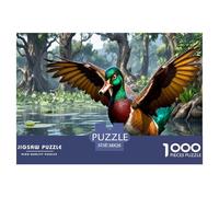 Canard Sauvage 1000 Pièces Puzzle Adulte Un Puzzle Difficile Jeu Éduchatif Défi Jouets Enfants Jeu De Puzzle pour Toute La Famille Décoration De La Maison 38x26cm/1000pcs