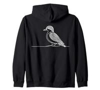 Canard Siffleur Dessin Ornithologue Sweat à Capuche