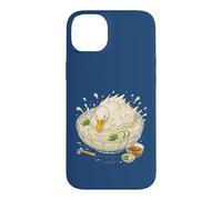 Canard Somen Design Drôle Nouilles Japonaises Coque pour iPhone 14 Plus