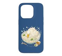 Canard Somen Design Drôle Nouilles Japonaises Coque pour iPhone 15 Pro