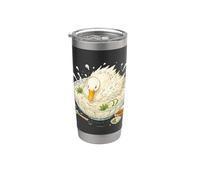 Canard Somen Design Drôle Nouilles Japonaises Gobelet isotherme en acier inoxydable double paroi
