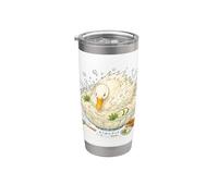 Canard Somen Design Drôle Nouilles Japonaises Gobelet isotherme en acier inoxydable double paroi