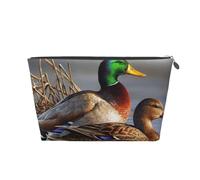 Canard sur la Peinture de l’Eau, Trousse de Toilette Trousse de Maquillage Sac à cosmétiques Trousse de Toilette de Voyage Portable