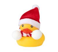 Canard tableau de bord de Noël | Canard en caoutchouc de Noël, Squeeze Duck Décorations de tableau de bord de voiture avec chapeau pour adultes gagnant décoration intérieure max