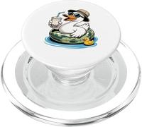 Canard Vacances Boba Perle Thé au Lait Canards PopSockets PopGrip pour MagSafe
