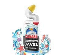 Canard Gel Javel Extra Power - Elimine 99,9% des Bactéries - Moussant et Désinfectant - Parfum Fraicheur Marine - 1 Gel 750ml