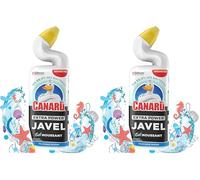 Canard WC Extra Power Gel Javel Moussant Marine 750 ml (Lot de 2)