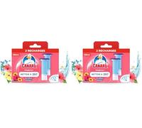 Canard Wc Fresh Disc Recharges Flower Oasis - Bloc Sans Cage Nettoyant WC - 2 Recharges (Lot de 2)