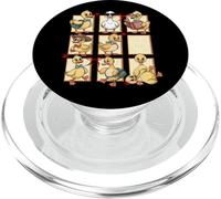 Canards dans Une rangée de Dessins animés avec de Jolis canetons PopSockets PopGrip pour MagSafe