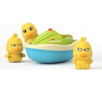 Canards de bain Set de 3 canards Bateau Scooter de l'eau Jouets de bain pour enfants