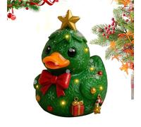 Canards De Noël - 3,54 X 2,56 X 1,77 Pouces Décoration Mignonne De Canard En D'épice, Ornement Texturé De Canne En De Vacances, Décor De Table D'animaux Festifs | Canard De Noël Pour La Ma