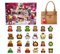 Canards de Noël, pendentif canard de Noël pour calendrier de l'Avent de 24 jours, idées cadeaux pour voyage, école, maison, jouets de bain pour filles et