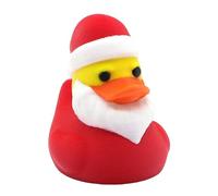 Canards de Noël | Statues Animaux avec Chapeau de Père Noël | Miniatures de Jardin Décorations de Canards pour | Cadeaux Chaussettes de Noël Sacs Fontaine