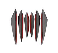 Canards de Pare-Chocs pour BYD Dolphin, Spoiler Avant Lèvre Splitter Ailettes Jupe Latérale Diffuseur Garniture Extérieure Aileron,Nero Lucido