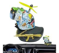 Canards de voiture pour tableau de bord, cloche de vélo Ornements de
