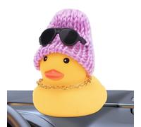 Canards de voiture pour tableau de bord, oiseau de voiture Mignon drôle | Ensemble d’ornements de canards grinçan