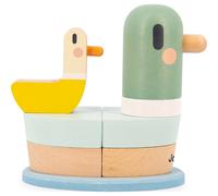 Janod Jouet empilable Canard Sweet Cocoon – 7 pièces Bois FSC – Dès 12 mois