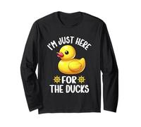 Canards en Caoutchouc « I'm Just Here for The Ducks » Manche Longue
