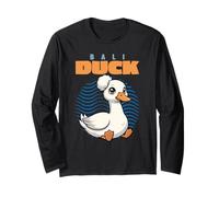 Canards Mignons de Dessin animé Bali Duck Waterfowl Manche Longue