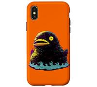 Canards Mignons et drôles - Oiseaux migrateurs - Amoureux de l'eau - Canard d'art Coque pour iPhone X/XS
