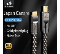 Canare câble HiFi USB OTG 6N OFC Type C à Type B câble USB Type A à B câble Audio pour décodeur carte son DAC Upgraded C-B