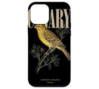 Canari Vintage Observation des Oiseaux Nature Amour Oiseaux Coque pour iPhone 12 Mini